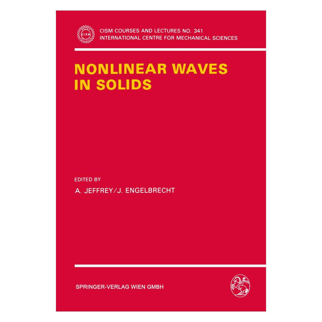 Springer Nonlinear Waves in Solids (Englisch, Softcover, A. Jeffrey, J. Engelbrecht) (55551332)