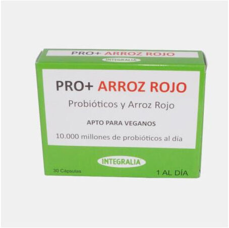 INTEGRALIA PRO+ ARROZ ROJO 30 CAPSULAS