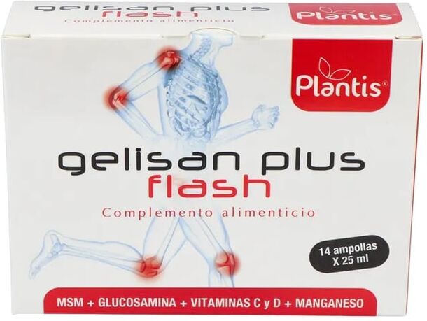 Plantis Gelisan Plus Flash 14 Ampollas 25 ml