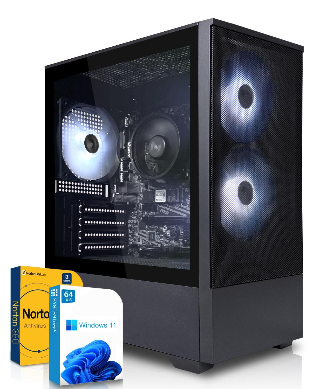 SYSTEMTREFF Büro Rechner - Ryzen 7 5700 - Nvidia GeForce RTX 3050 6GB - 16GB DDR4 - 500GB NVMe - Windows 11 Pro - Desktop PC
