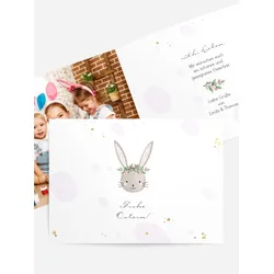 Osterkarten selbst gestalten mit Spruch und Fotos im Onlinedesigner bei Meine-Kartenmanufaktur.de