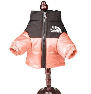 Combo Retail Shop French Bulldog Winter Jacket, Large Puppy Warm Windproof Coat, Reflective Dog Clothes, Small Medium Pet Outfit pink xs