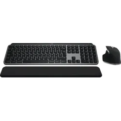 LOGITECH MX Keys S Combo for Mac, Bluetooth, Tastatur & Maus Set, kabellos, Space Grey