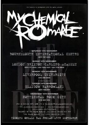 Inspired Living My Chemical Romance Poster Canvas Print For Bedroom And Living Room Decor 7 20x30cm Unframed
