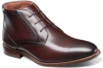 Florsheim Rucci Plain Toe Chukka - Mens 7 Brown Boot Medium