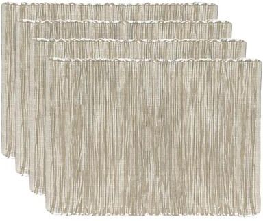 Fabstyles Shadows Cotton Placemats Set of 4 - 13x19