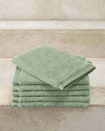 De Witte Lietaer Excellence washandje Sea Green 16x21 cm