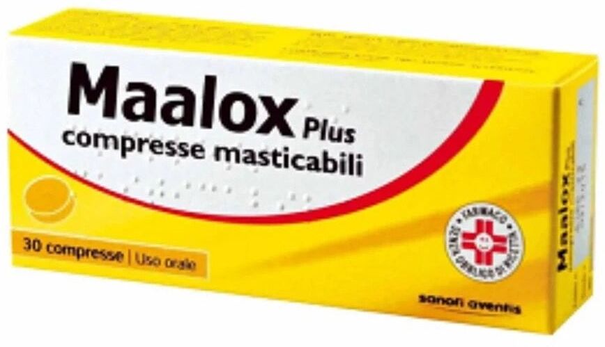 Sanofi Maalox plus 30 compresse masticabili