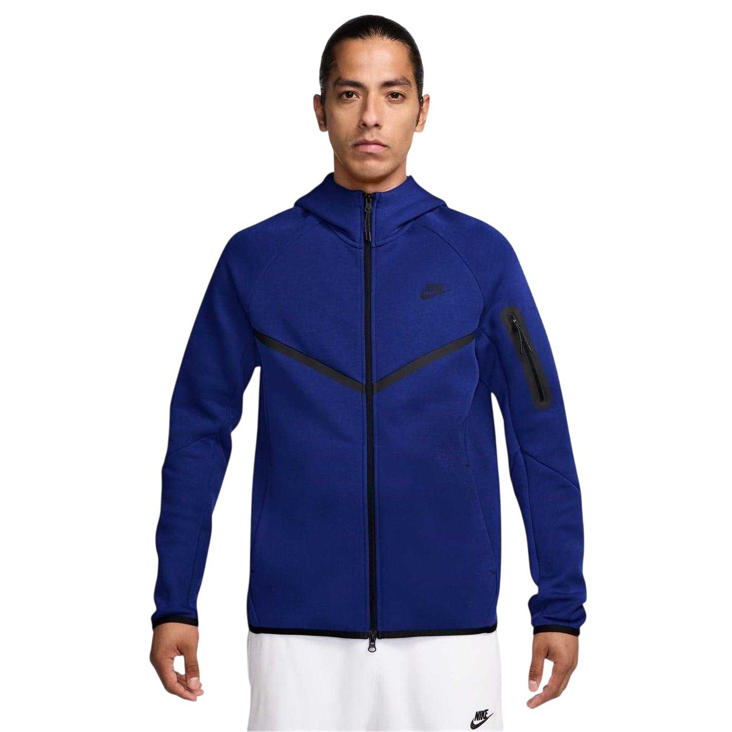 Nike - "Tech" Hoodie mit durchgehendem Reißverschluss für Herren (Königsblau)