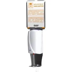 Desinfektionsmittelspender, Handdesinfektionsmittel Spender 1000 ml Edelstahl, PP (Polypropylen)