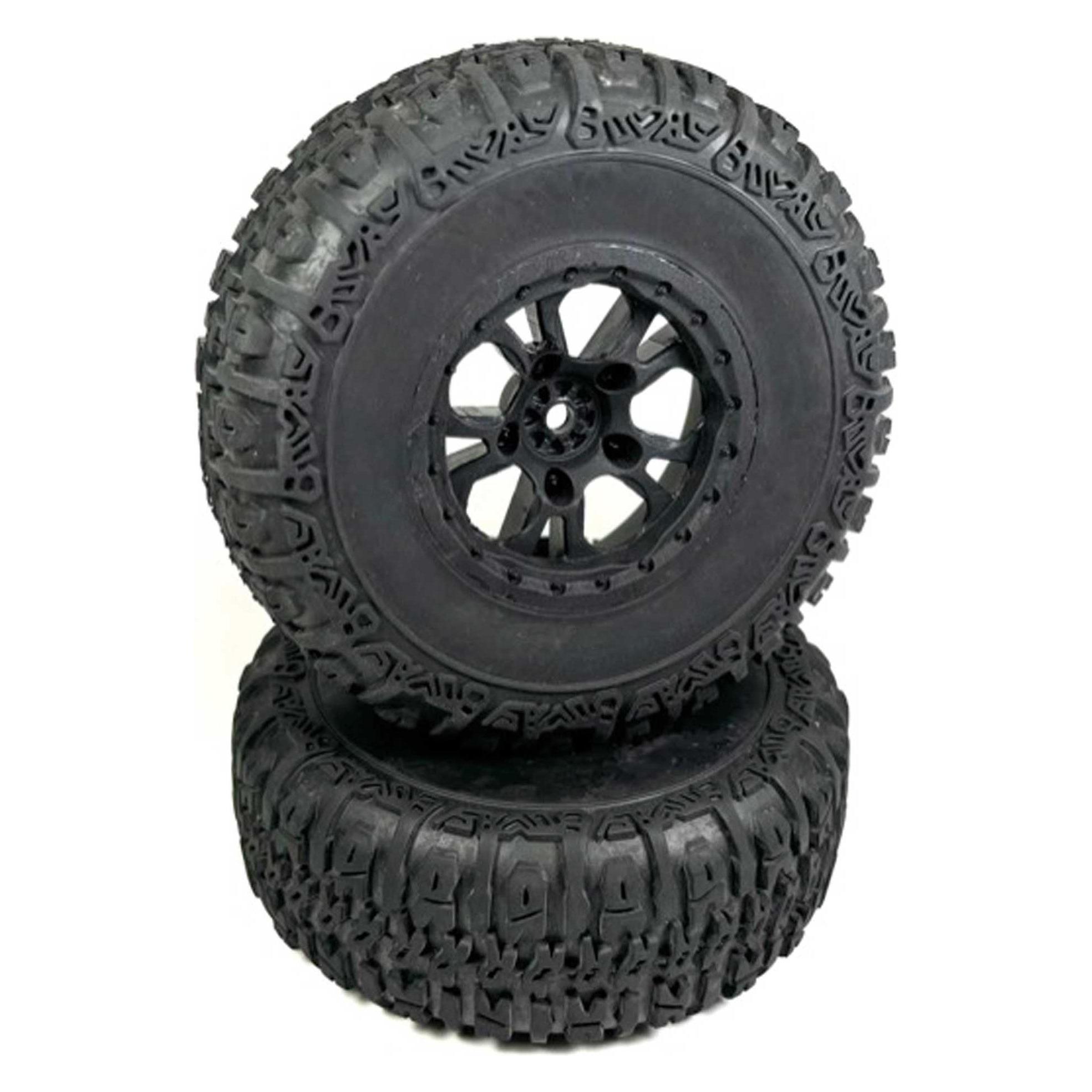 Absima 1/10 Universal-Offroad Räderset schwarz (2) (2500029)