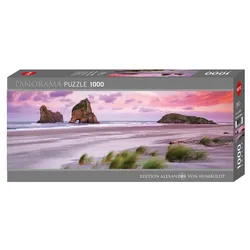 Heye Panoramapuzzle 1000 Teile - Alexander von Humboldt, Wharariki Beach