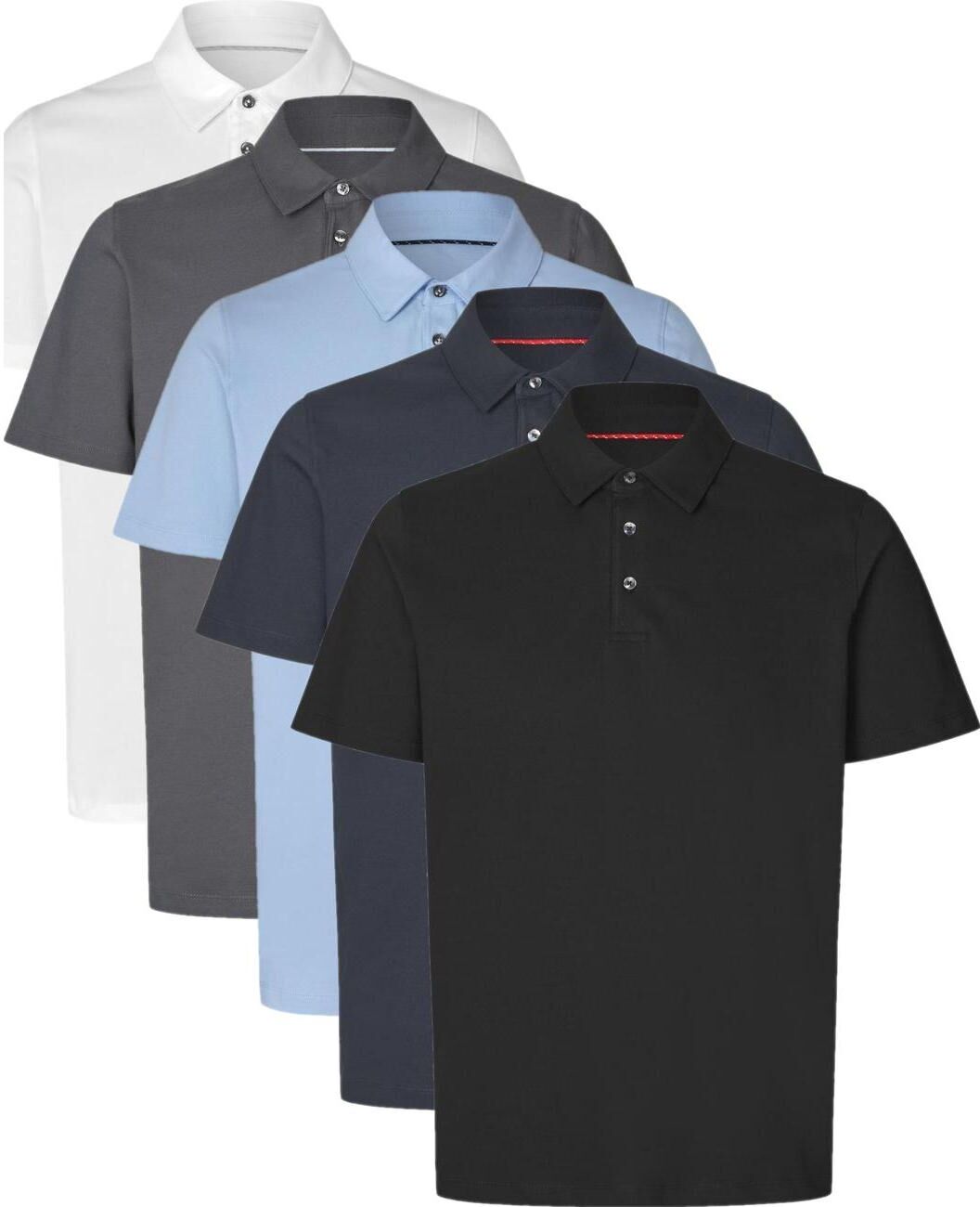 Seven Seas S522 Polo Shirt   Organic-Sort-L