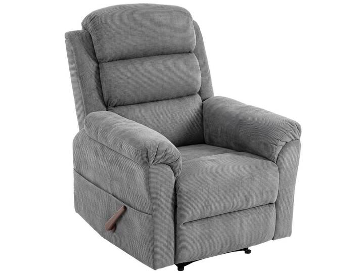 Homcom Massagesessel Polyester Grau, Metall, 87x109x95 cm, Wohnzimmer, Sessel, Massagesessel