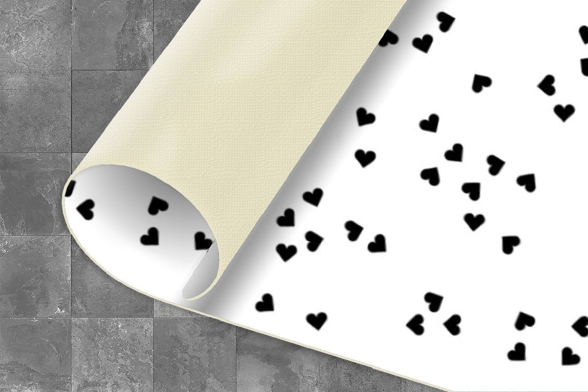 Keukenloper Vinyl met Oh Happy Day Quote - 120 x 50 cm