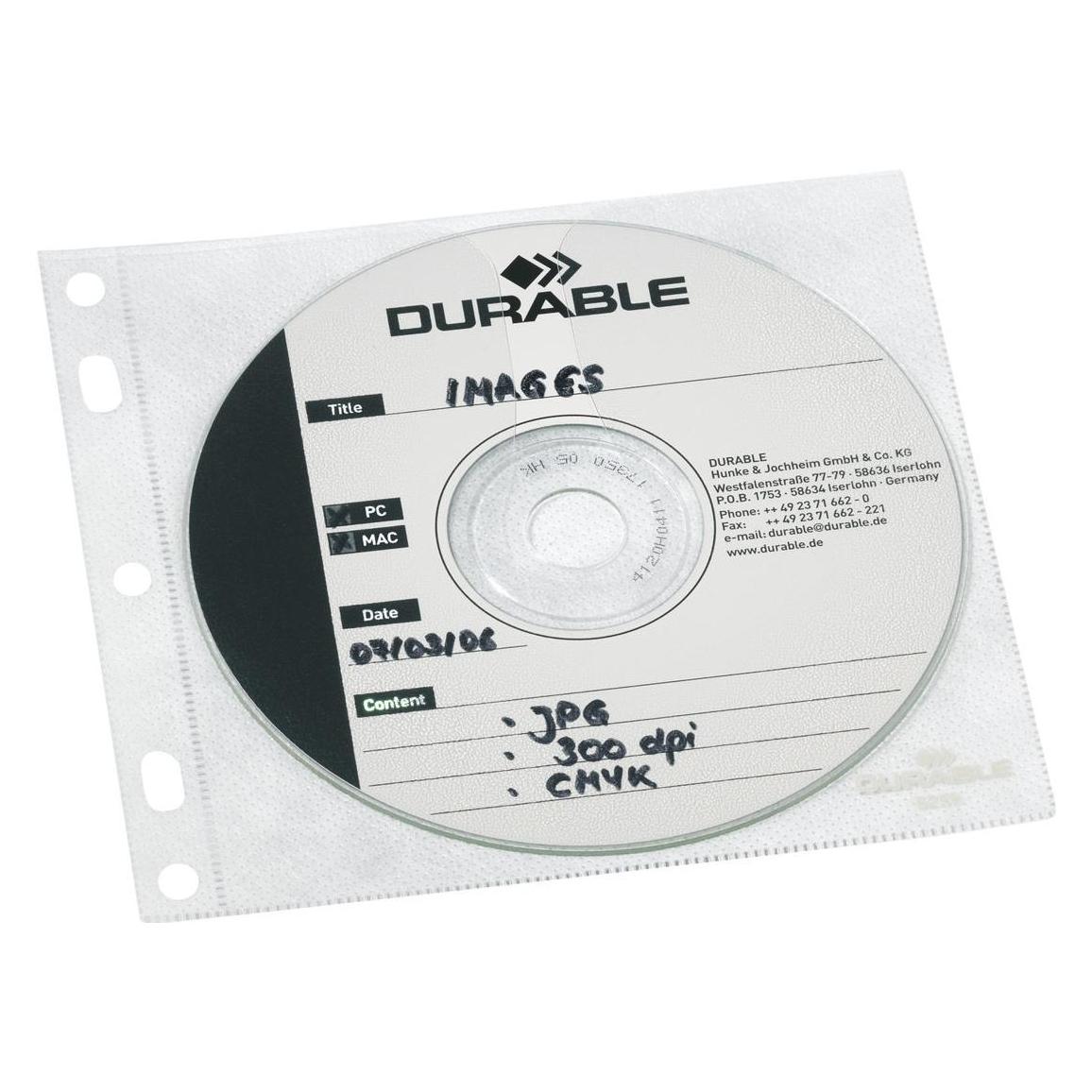 Durable CD/DVD Cover Pocket (CDs) (523919)