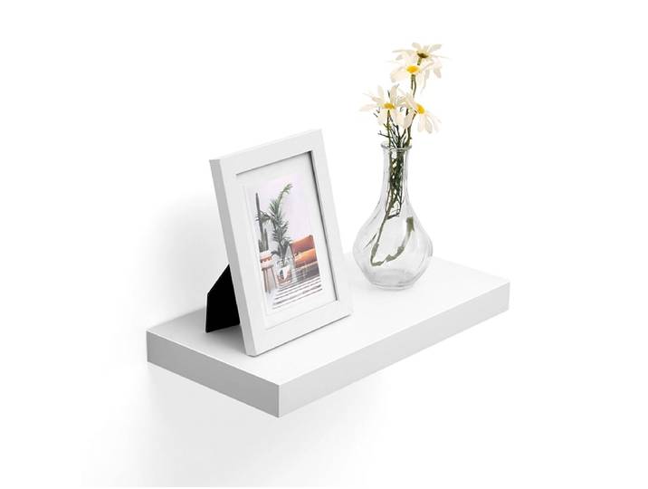 Wandregal SONGMICS LIGHTY 40x20x3.8cm weiss