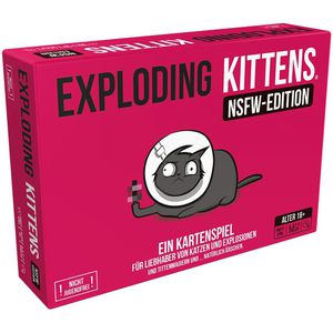 Exploding-Kittens Kartenspiel NSFW Edition, ab 18 Jahre, 2-5 Spieler