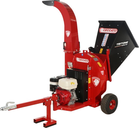 Ceccato Olindo Ceccato Tritone Monster - Benzin-Häcksler mit Anhängerkupplung - Motor Honda GX390