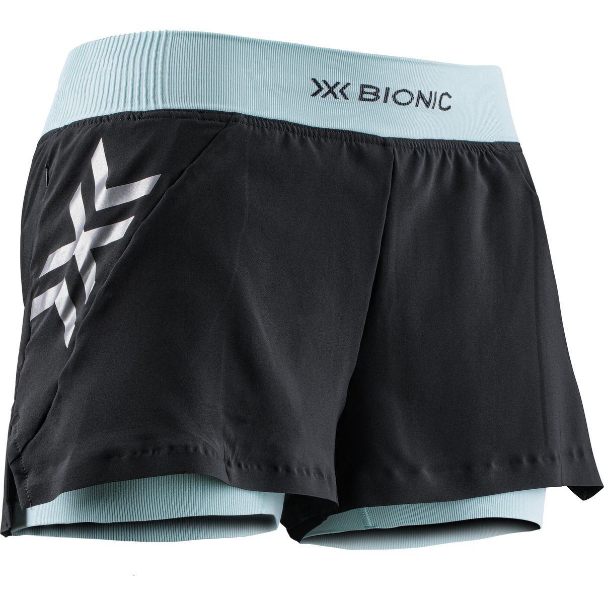 X-Bionic X-bionic Twyce Race 2in1 Shorts Women clearwater/black (A061) XL TW-R500S24W-A061-XL