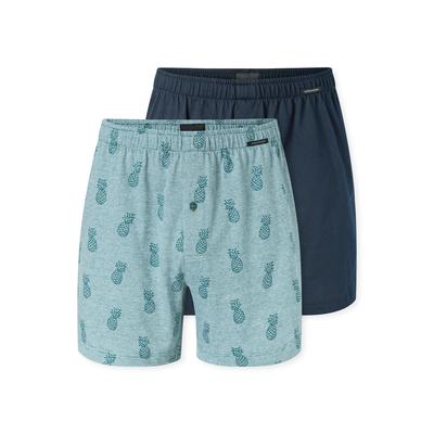 Weiter Boxer SCHIESSER "Boxershorts Multipacks", Herren, Gr. 9, 925, sonstiges, Single Jersey, Obermaterial: 100% Baumwolle, weit, Unterhosen, ideal als Geschenk, mit Eingriff