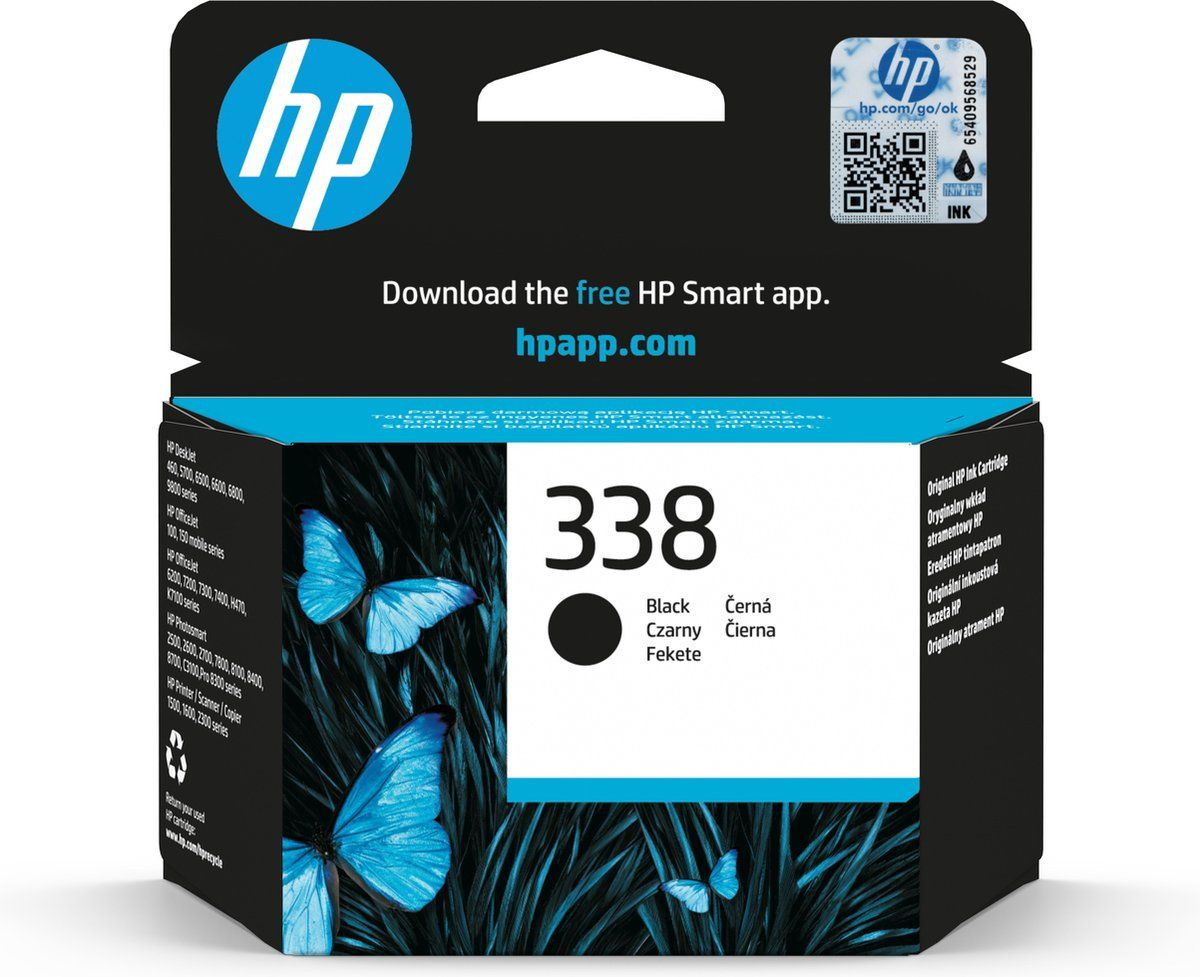 HP 338 Originele Inktcartridge - Zwart