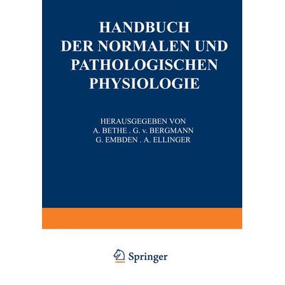 Receptionsorgane 1. Tangoreceptoren, Thermoreceptoren, Chemoreceptoren, Phonoreceptoren, Statoreceptoren, Taschenbuch von A. Goldscheider,W. v.