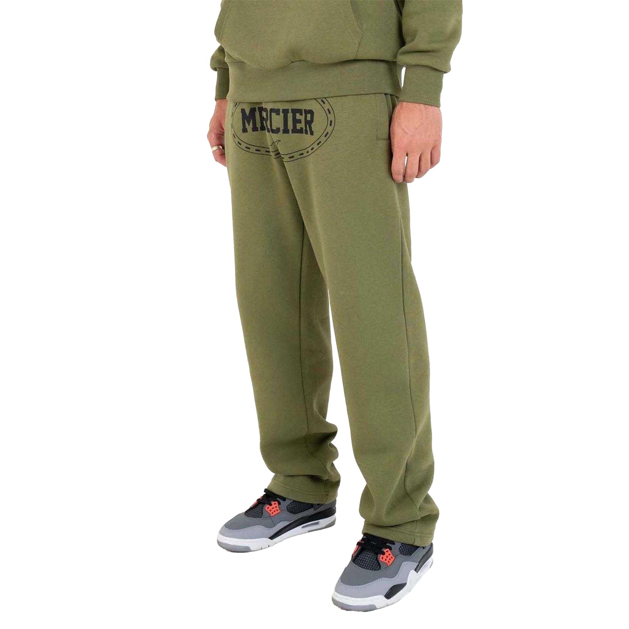 Mercier Heren Maison Regular Joggers (Kaki Groen)