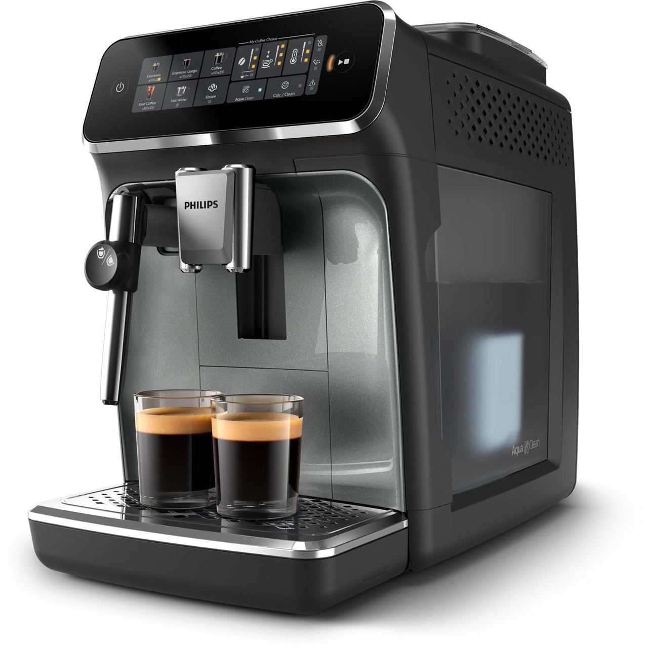 Philips Kaffeevollautomat EP3329/70 / Series 3300 Silber/Schwarz