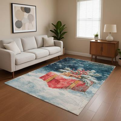 Addison Rugs Premium Washable Super Soft Christmas Presents Mayfield Rug