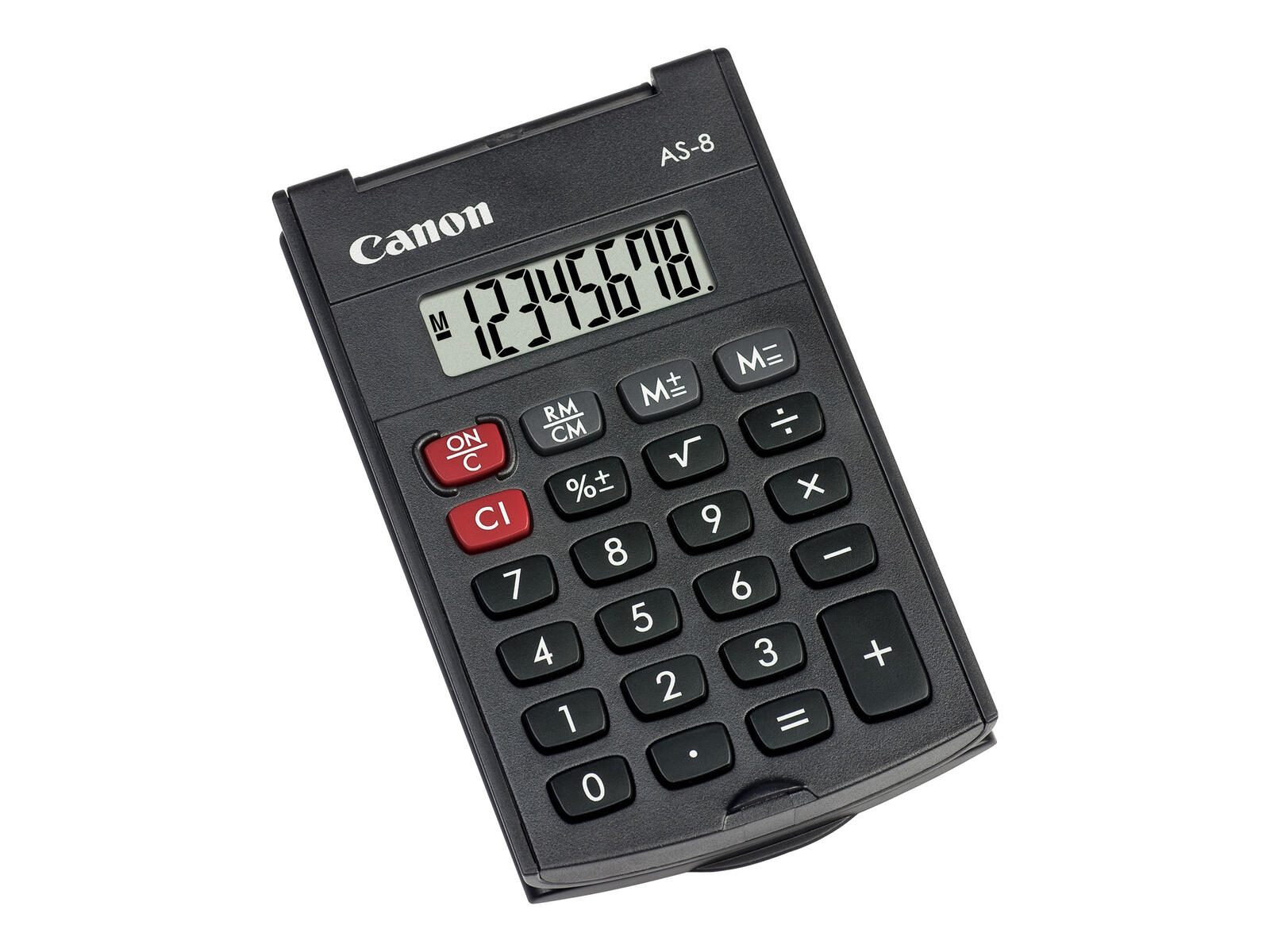 Canon AS-8 Wirtschaftlicher Rechner 8 Stellen Batteriebetrieben 4598B001