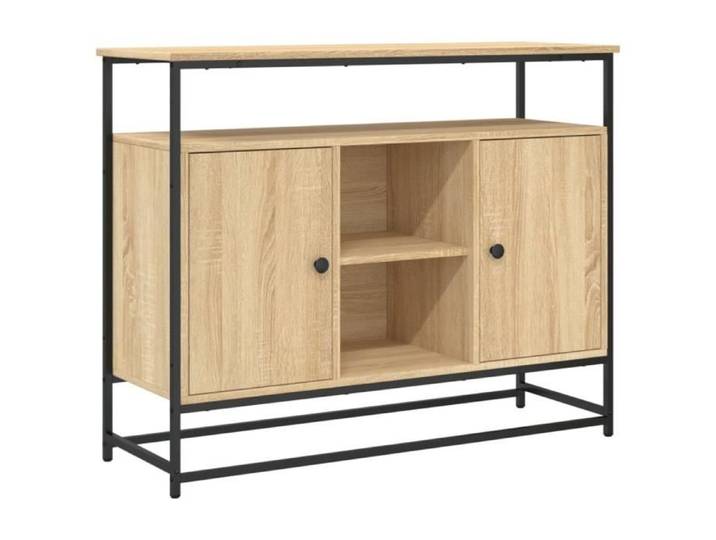 Buffet bas - MOTHINESSTO - YY16114 - Chêne sonoma - Bois d'ingénierie - 100x35x80 cm