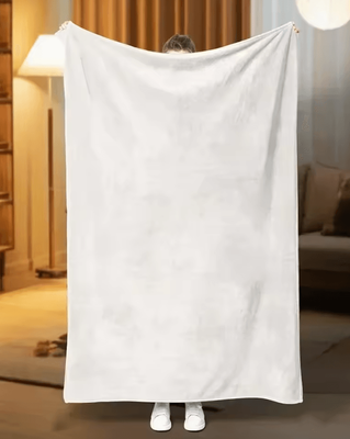 Inspire Curations Blue Eyes White Dragon Anime Throw Blanket white 70x100cm