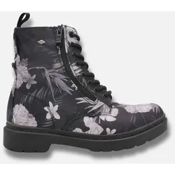 Blake - Boots - Blumen - schwarz - 37