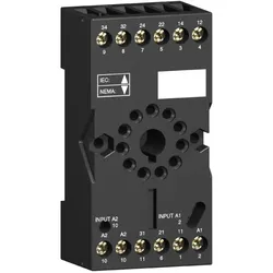 Schneider Electric RUZSC2M Sockel für RUMC2+RE48, 2 polig, 8 Pins, separate Kontakte, Kastenklemmen  - 10 Stück