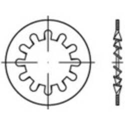 TOOLCRAFT 138337 Zahnscheibe Innen-Durchmesser: 7.4 mm DIN 6797 Federstahl 250 St.