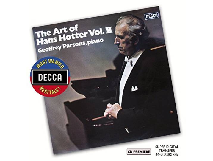 Hotter,Hans/Parsons,Geoffrey - The Art Of Hans Hotter Vol.II