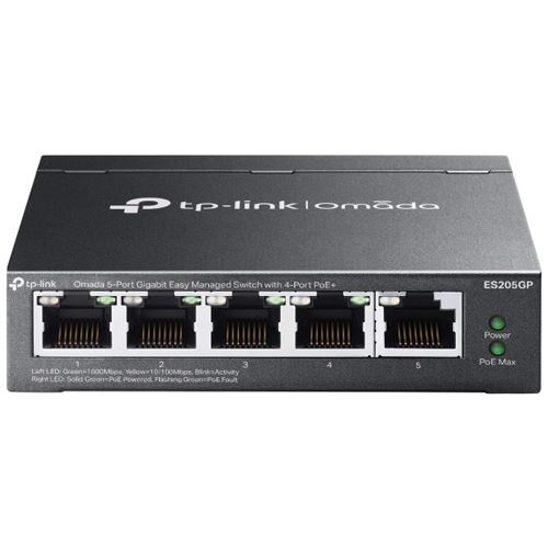 TP-Link 5-PORT 1G EASY MANAGED SWITCH WITH 4-PORT POE+