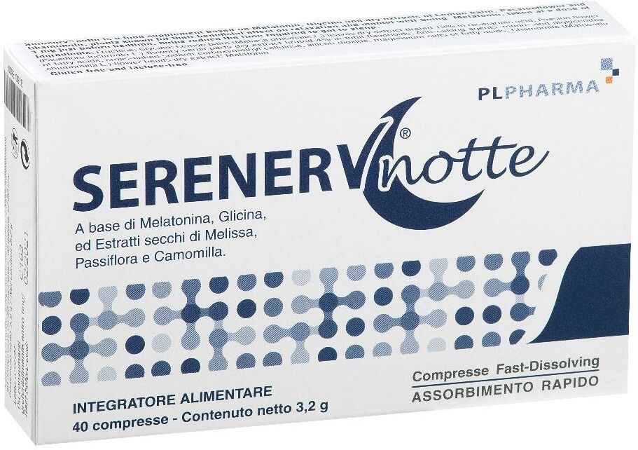PL PHARMA Srl SERENERV Notte 40 Cpr