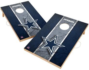 Skip's Garage Vintage Dallas Cowboys NFL 2x4 Tailgate Cornhole Boards