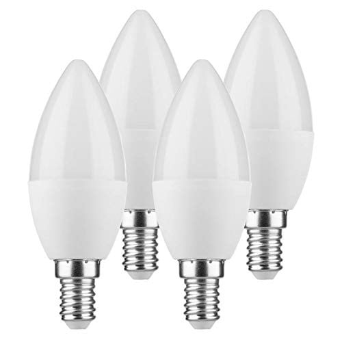 Müller-Licht LED Leuchtmiddel Kerzen B35 5,5W E14 Matt Warmwit 2700K 4 stuks