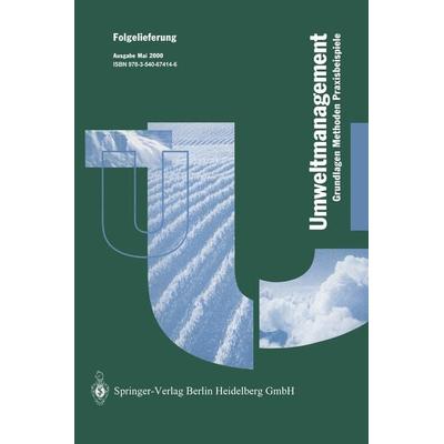 Betriebliches Umweltmanagement, Taschenbuch von U. Lutz,K. Dottinger,K. Roth, Springer Berlin, 978-3-540-67414-6