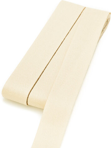 buttinette Nahtband, natur, Breite: 2 cm, 5 m
