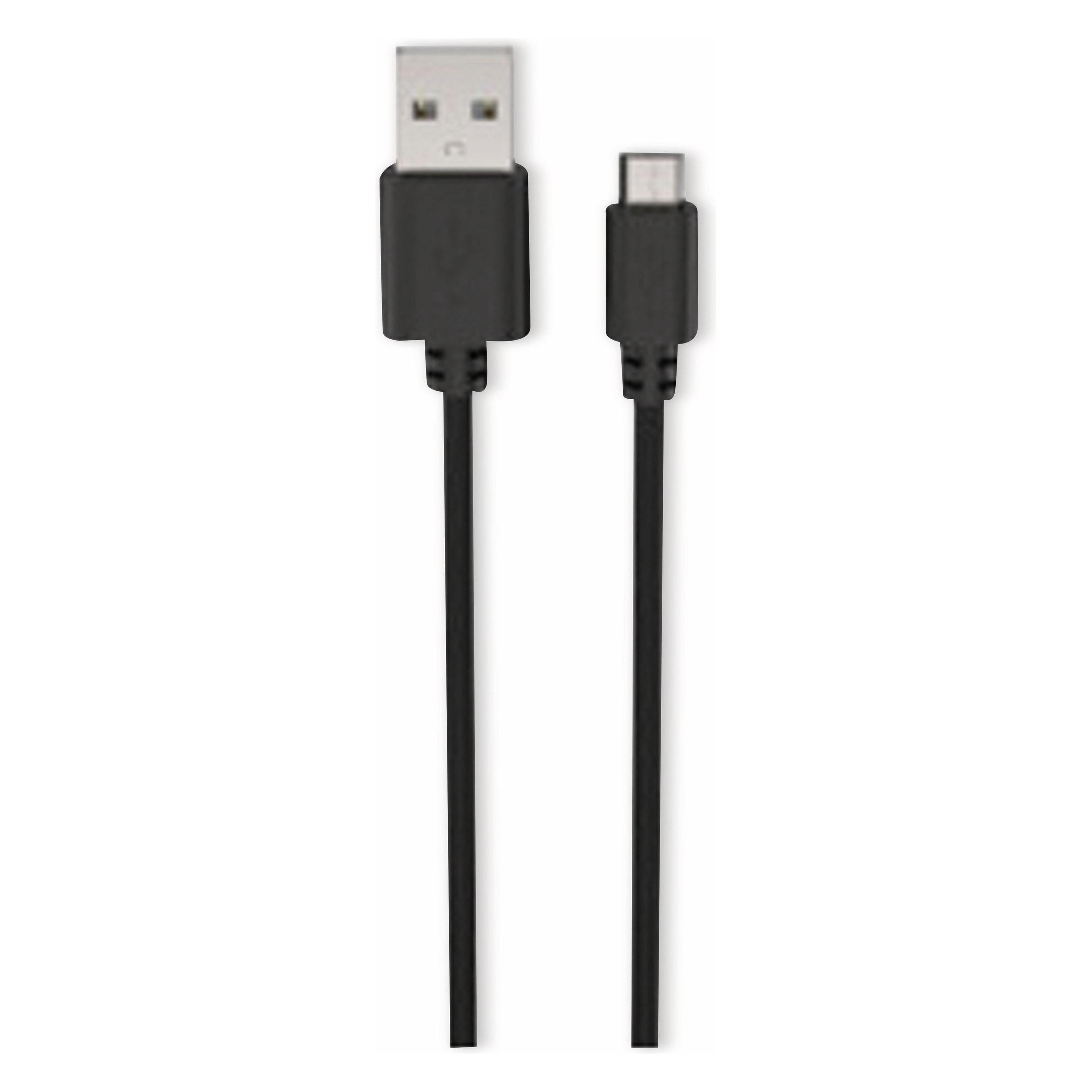 Ansmann Micro-USB Daten und Ladekabel (1 m, USB 2.0) (1700-0129)