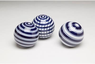 Orchard Creek Designs Cambell Porcelain 3-Piece Decorative Ball
