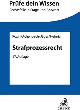 Claus Roxin - Strafprozessrecht - Preis vom 09.10.2026 07:28:09 h