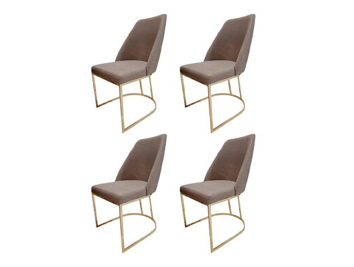 Xlmoebel Esszimmerstuhl Stilvolle Polsterstühle im zeitlosen Design für das Esszimmer (4x Stühle), Hergestellt in Europa