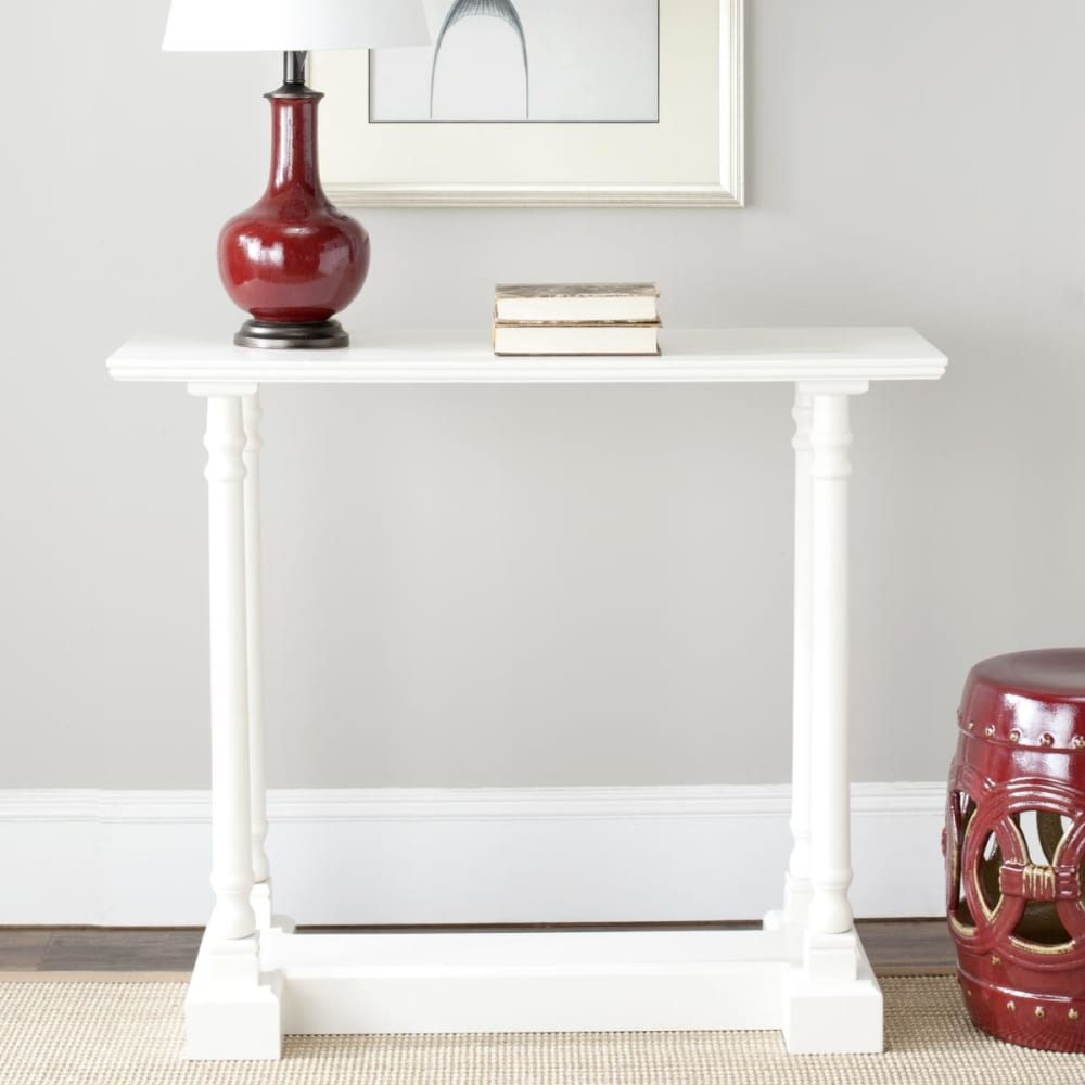 Safavieh Consoles en bois de pin, blanc Blanc 96x81x40cm