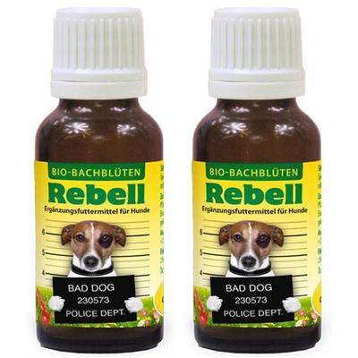 Bachblüten Rebell flüssig f.Hunde 2x 2x20 ml Flüssigkeit