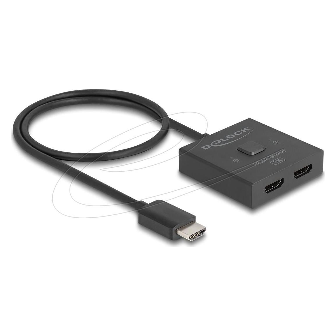 Delock HDMI Switch 2 auf 1 bidirektional 8K (18901)